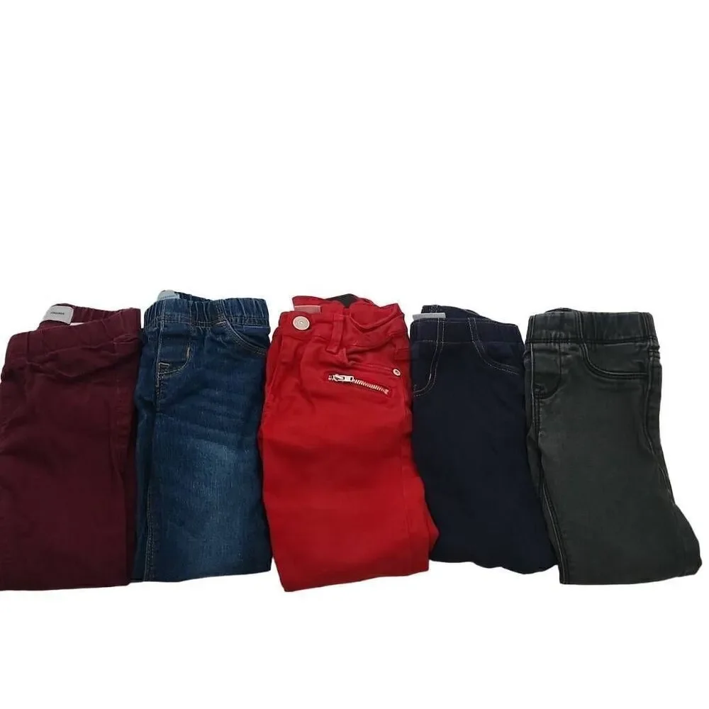 Girls Size 4 Lot of 11 Jeans Shorts Tops Old Navy Zara Cat & Jack Star Wars